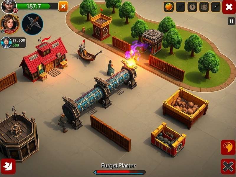 Brute Force Plunder gameplay screenshot showing strategic combat